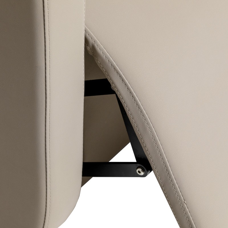 Gabbiano Myjnia fryzjerska Sylvia z elektrycznym podnóżkiem beżowa