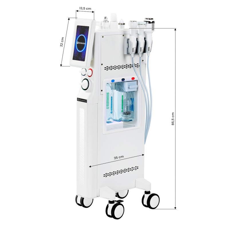 Kombajn kosmetyczny Giovanni 6w1 Ashe Super bubble z generatorem wodoru