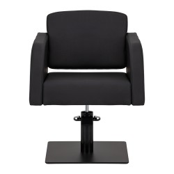 Gabbiano fotel fryzjerski Elda Czarny czarna podstawa