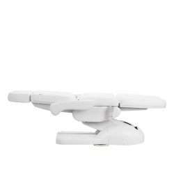 Biały elektryczny fotel do zabiegów kosmetycznych