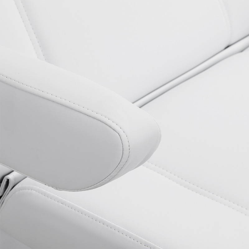 Biały elektryczny fotel do zabiegów kosmetycznych