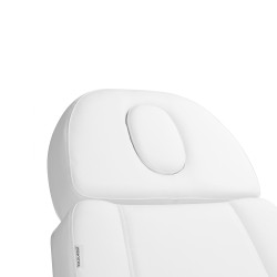 Biały elektryczny fotel do zabiegów kosmetycznych