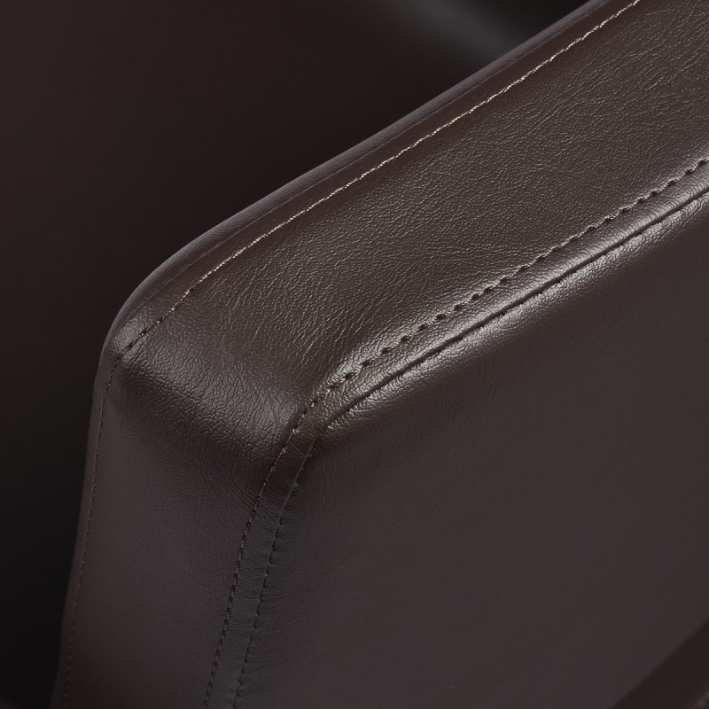 Gabbiano fotel fryzjerski Mataro Brązowy czarna podstawa