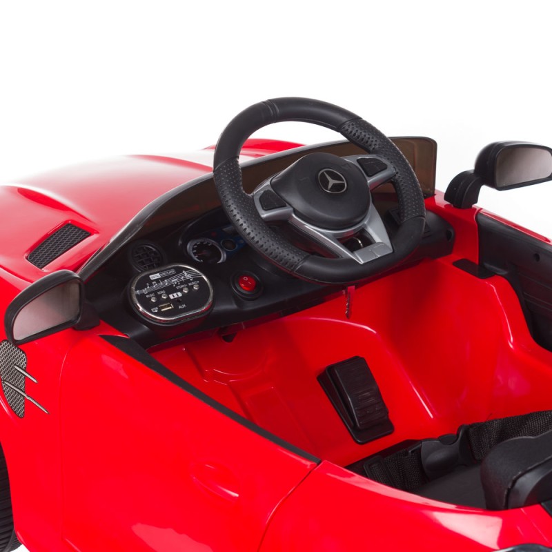 Dziecięcy Fotel Fryzjerski Mercedes Czerwony