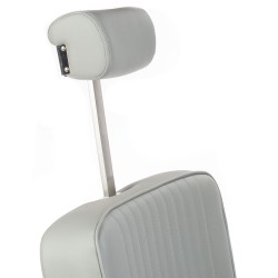 Light gray adjustable barber chair