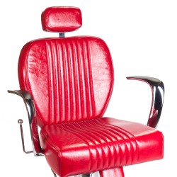 Red barber chair