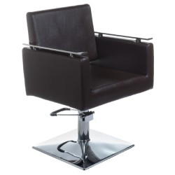 Cream hairdressing chair