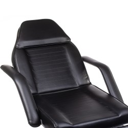 Black hydraulic cosmetic chair