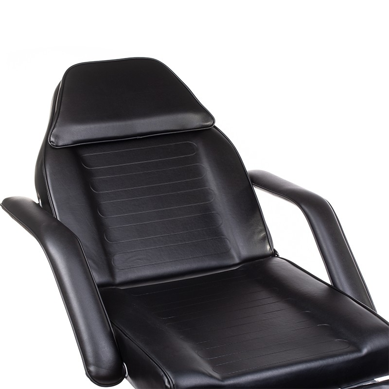 Black hydraulic cosmetic chair