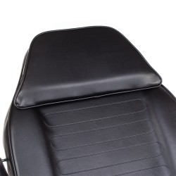 Black hydraulic reclining cosmetic chair