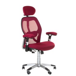 Fotel ergonomiczny CorpoComfort BX-4144 Czerwony -Fotele biurowe- 