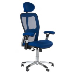 Fotel ergonomiczny CorpoComfort BX-4147 Niebieski -Fotele biurowe- 