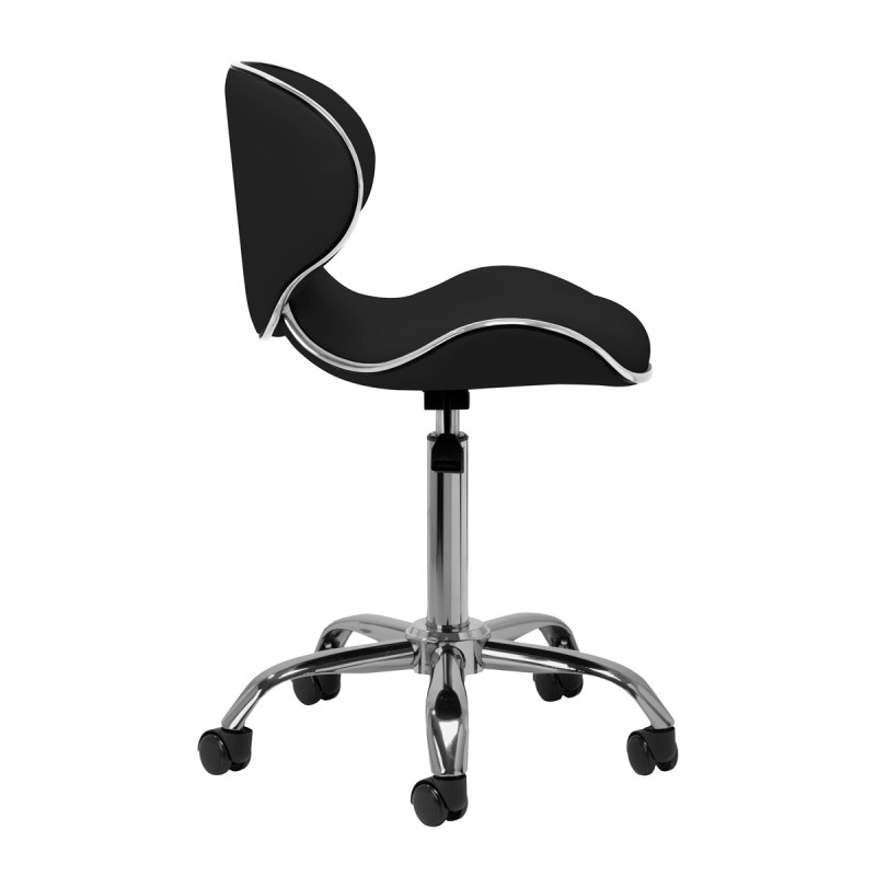 Gabbiano taboret kosmetyczny Q-4599 czarny