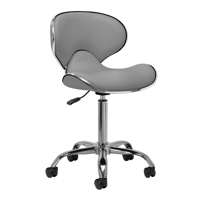 Gabbiano taboret kosmetyczny Q-4599 szary