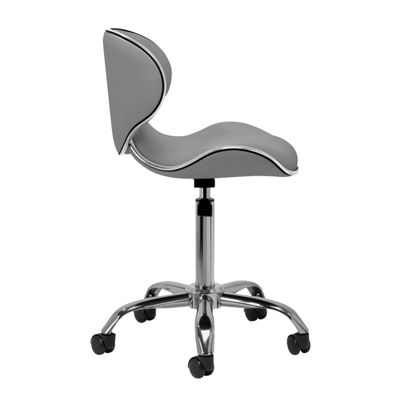 Gabbiano taboret kosmetyczny Q-4599 szary