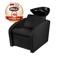 Czarna Myjnia Fryzjerska COMFORT - Czarna Misa - Ayala 48h myjka fryzjerska EVERSUN