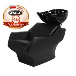 Czarna Myjnia Fryzjerska TECHNO - Czarna Misa - Ayala 48h myjka fryzjerska EVERSUN