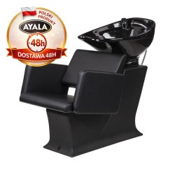 Czarna Myjnia Fryzjerska LADY C LEA - Czarna Misa - Ayala 48h myjka fryzjerska EVERSUN