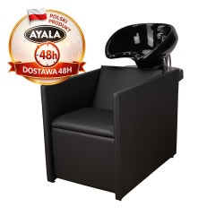 Czarna Myjnia Fryzjerska LUNA - Czarna Misa - Ayala 48h myjka fryzjerska EVERSUN