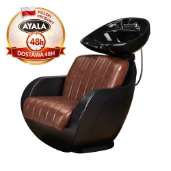 Brązowa Myjnia Fryzjerska THOMAS P - Czarna Misa - Ayala 48hMBrązowa Myjnia Fryzjerska THOMAS P - Czarna Misa - Ayala 48hyBrązow