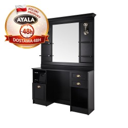 Konsoleta Fryzjerska LEXUS - Czarna - Ayala 48h