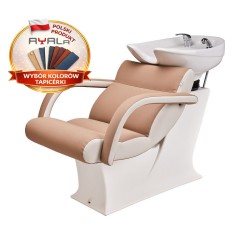 Myjnia Fryzjerska Lady One Biała Obudowa - Wybór Tapicerki - Ayala myjka fryzjerska EVERSUN