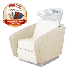 Myjnia Fryzjerska Royal - Wybór Tapicerki - Opcja Masażu - Ayala myjka fryzjerska EVERSUN