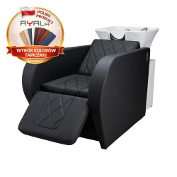 Myjnia Fryzjerska Vida -Rozkładana - Wygodna Duża Misa - Ayala myjka fryzjerska EVERSUN