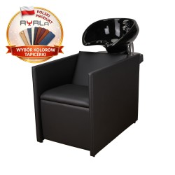 Czarna Myjnia Fryzjerska LUNA - Czarna Misa - Ayala 48h myjka fryzjerska EVERSUN