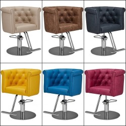 Fotel fryzjerski Ayala Mali, biały