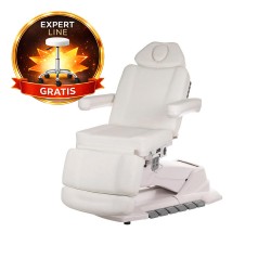 Elektryczny Fotel 13372 | Biały, Obrotowy – EVERSUN