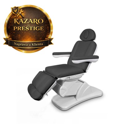 Fotel Kosmetyczny Elektryczny Podgrzewany MEDIKO 2 Grafit Eversun Elite by Kazaro