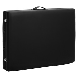 Stół składany do masażu drewniany Balance 2 segmentowe czarny