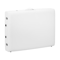 Stół składany do masażu drewniany Balance Lux 2 segmentowy 190x70 biały