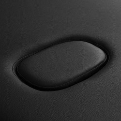 Stół składany do masażu drewniany Balance Lux 3 segmentowy 190x70 czarny