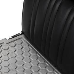 Czarny fotel barberski Studio Line