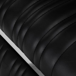 Czarny fotel barberski Tropea