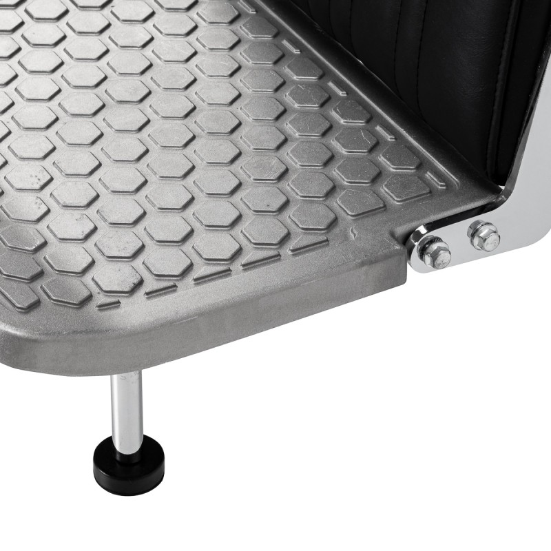 Gabbiano Fotel barberski Elias Czarny