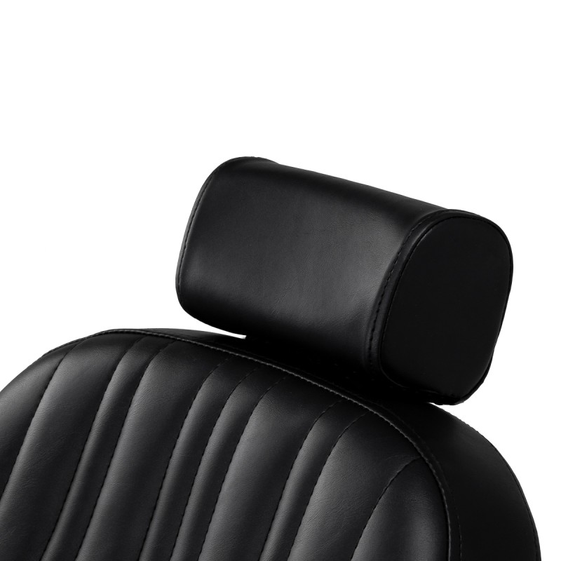 Black leather barber chair Tropea