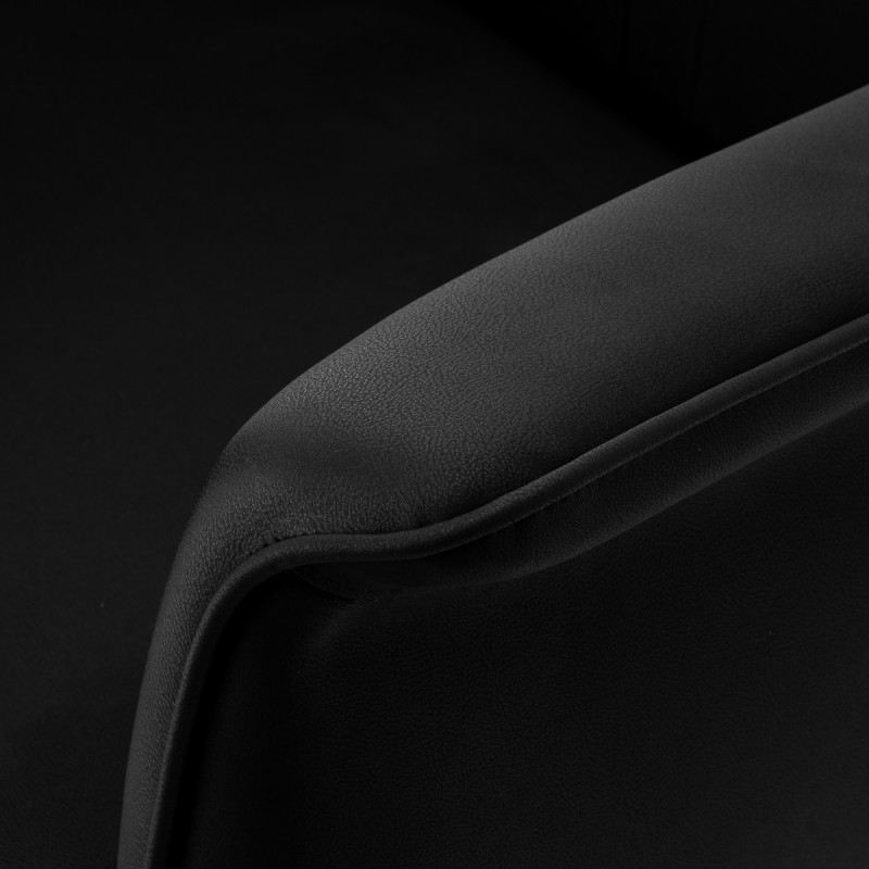 Black Alicante barber chair