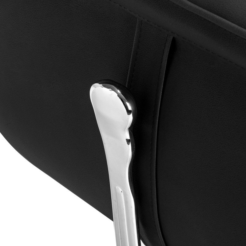 Alicante black barber chair