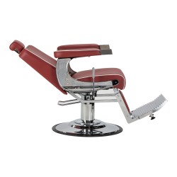 Red chrome barber chair