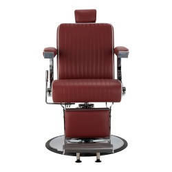 Red chrome barber chair
