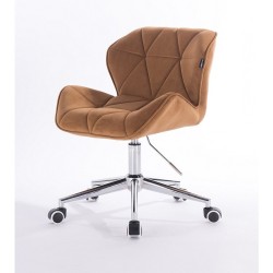 Petyr - krzesło kosmetyczne miodowe kółka