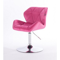 Petyr - krzesło kosmetyczne malinowe dysk