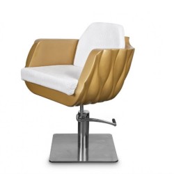 Fotel Fryzjerski Mila Złoty krzesło fryzjerskie EVERSUN
