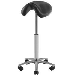 Eversun black high salon stool