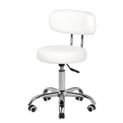 Taboret Kosmetyczny Do Pedicure A-007 Biały