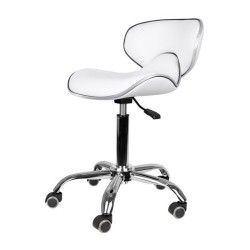 Taboret kosmetyczny Studio Line Q-4599 biały | Eversun