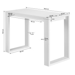 Biurko kosmetyczne G031 białe